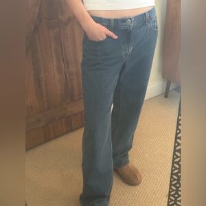 Abercrombie Low Rise Baggy Jeans